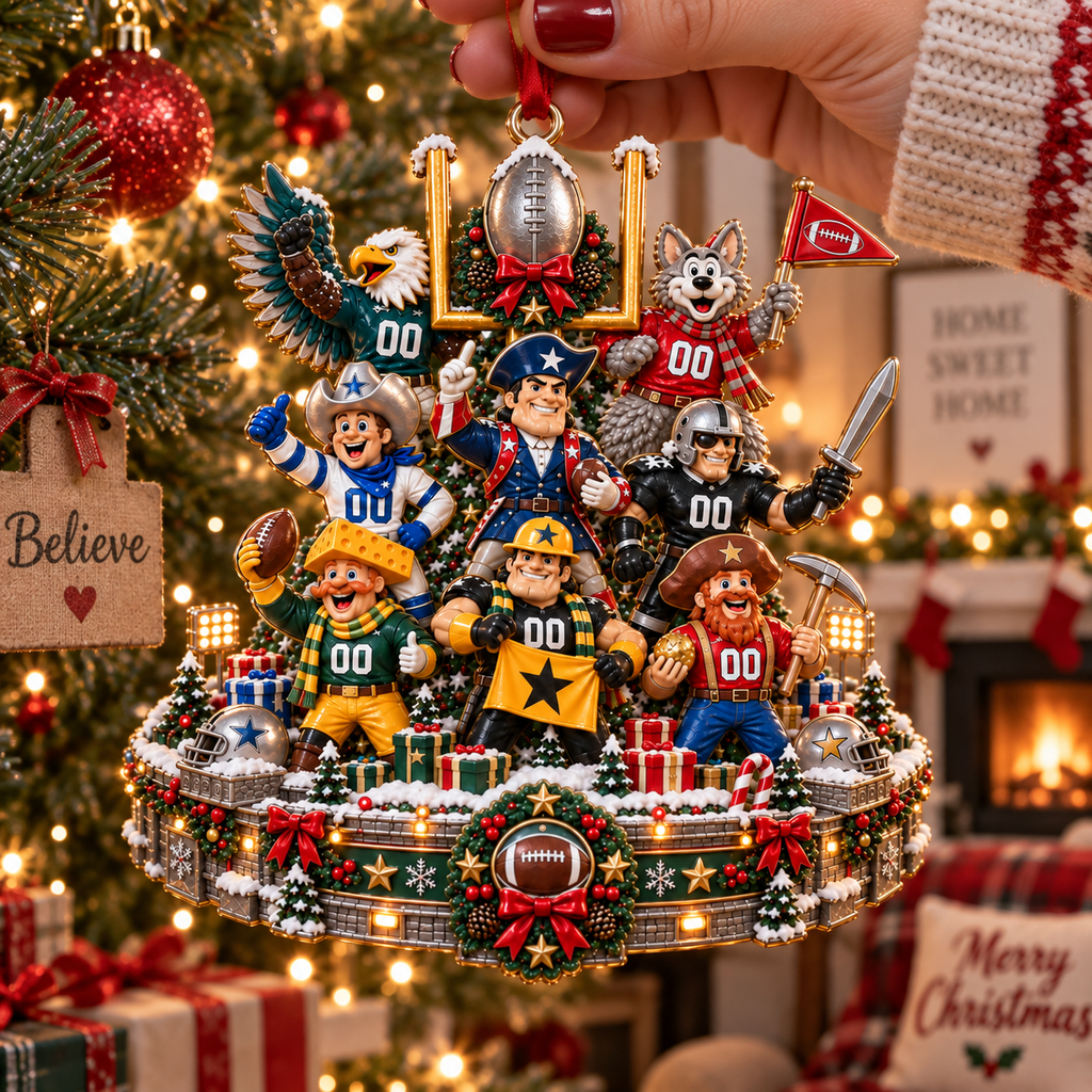 🏈🎄The Teams We Love Glory Legends Christmas Ornament