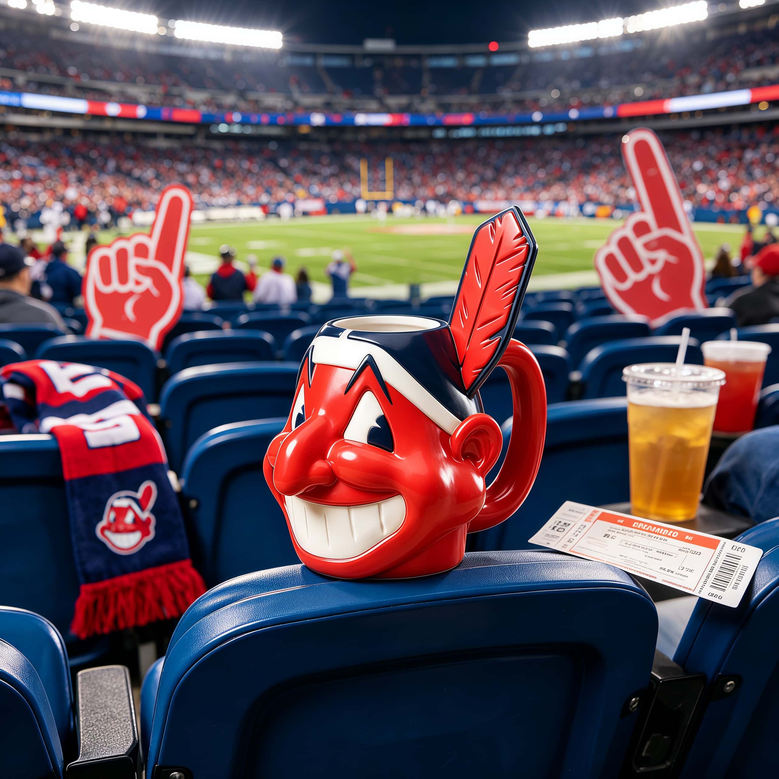Let's Go Tribe! 125th Anniversary Chief  Wahoo Mug