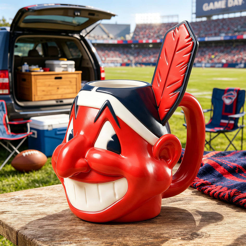 Let's Go Tribe! 125th Anniversary Chief  Wahoo Mug