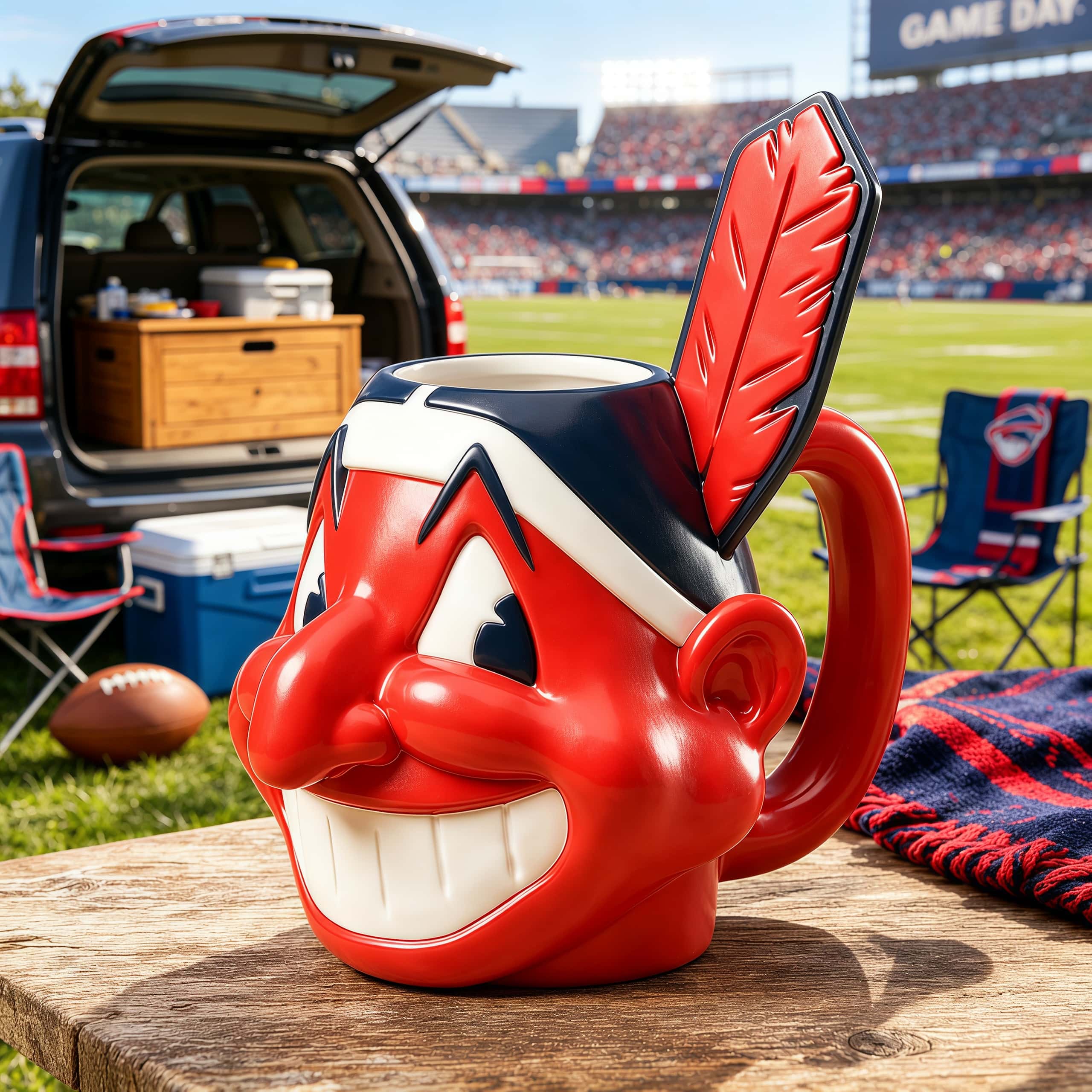 Let's Go Tribe! 125th Anniversary Chief  Wahoo Mug