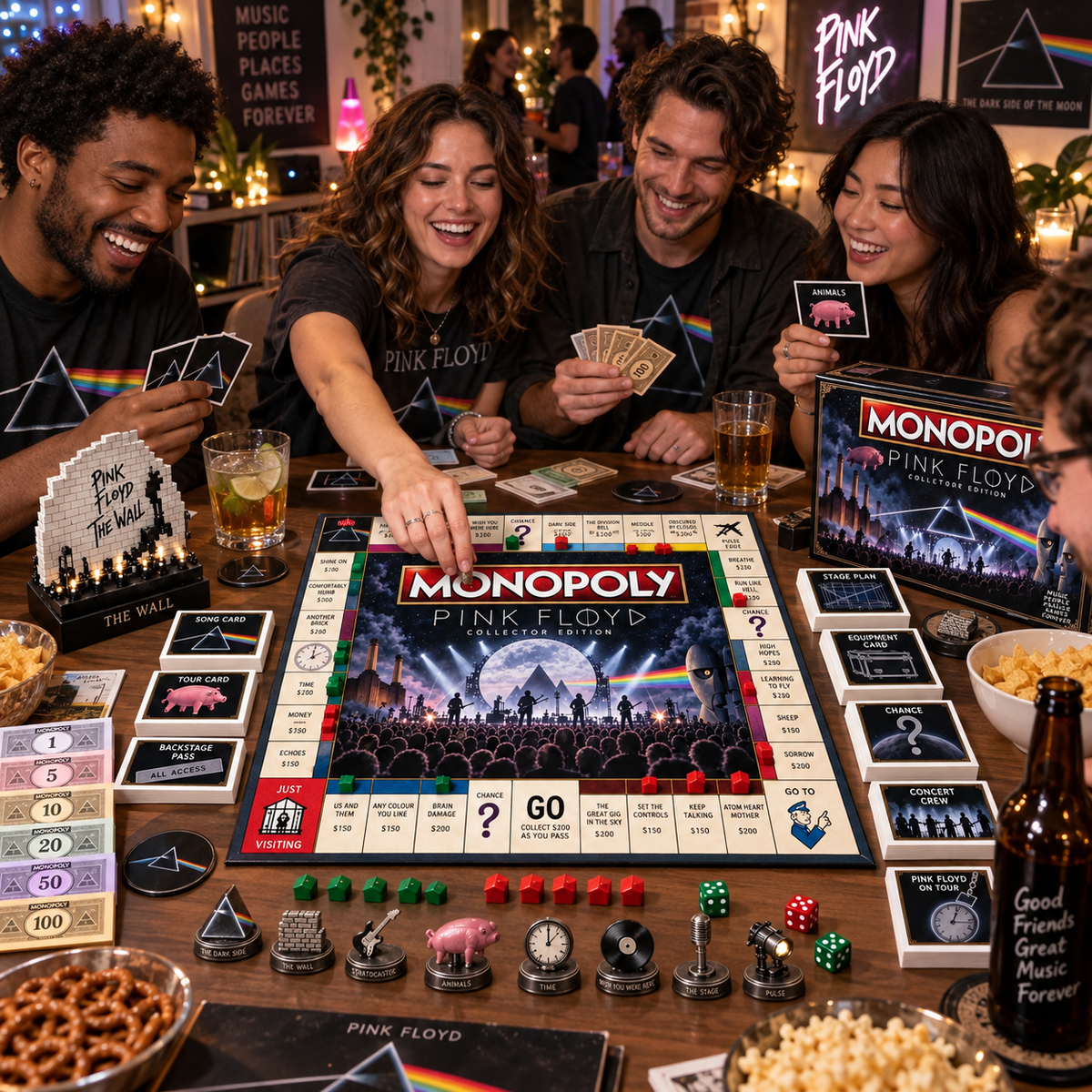 PINK FLOYD × MONOPOLY COLLECTOR EDITION SET