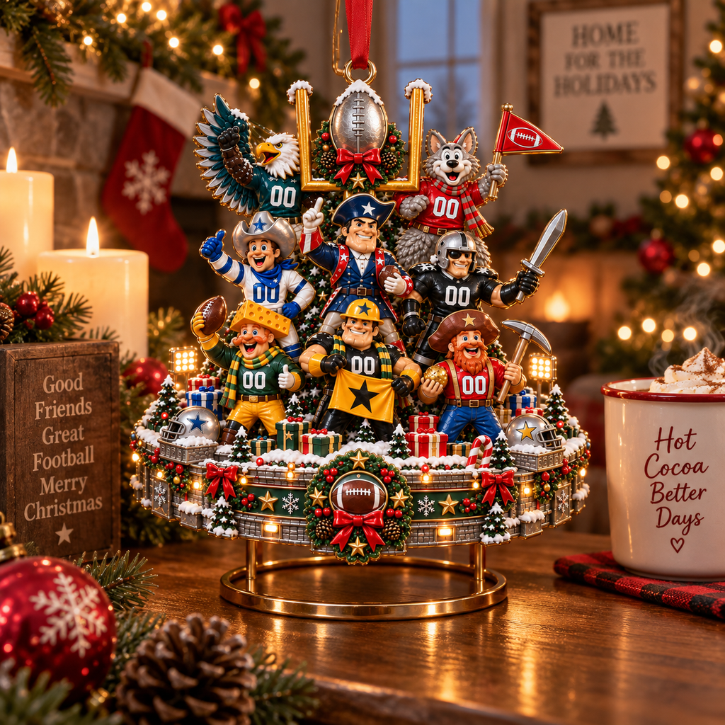 🏈🎄The Teams We Love Glory Legends Christmas Ornament