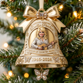 Commemorating the Queen of Country Music Christmas Bell Ornament