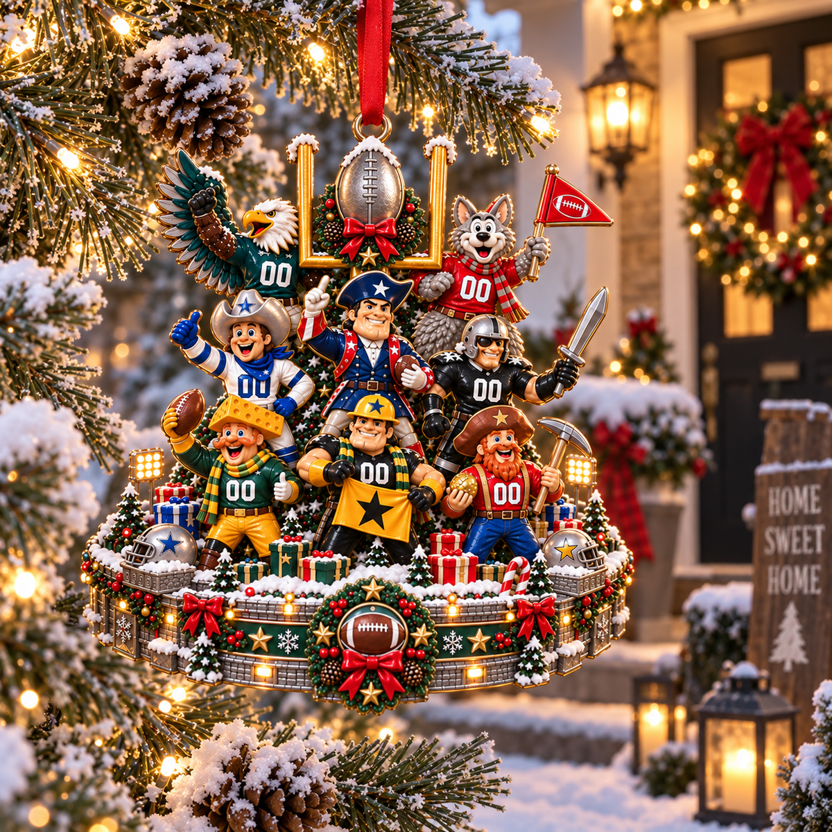 🏈🎄The Teams We Love Glory Legends Christmas Ornament