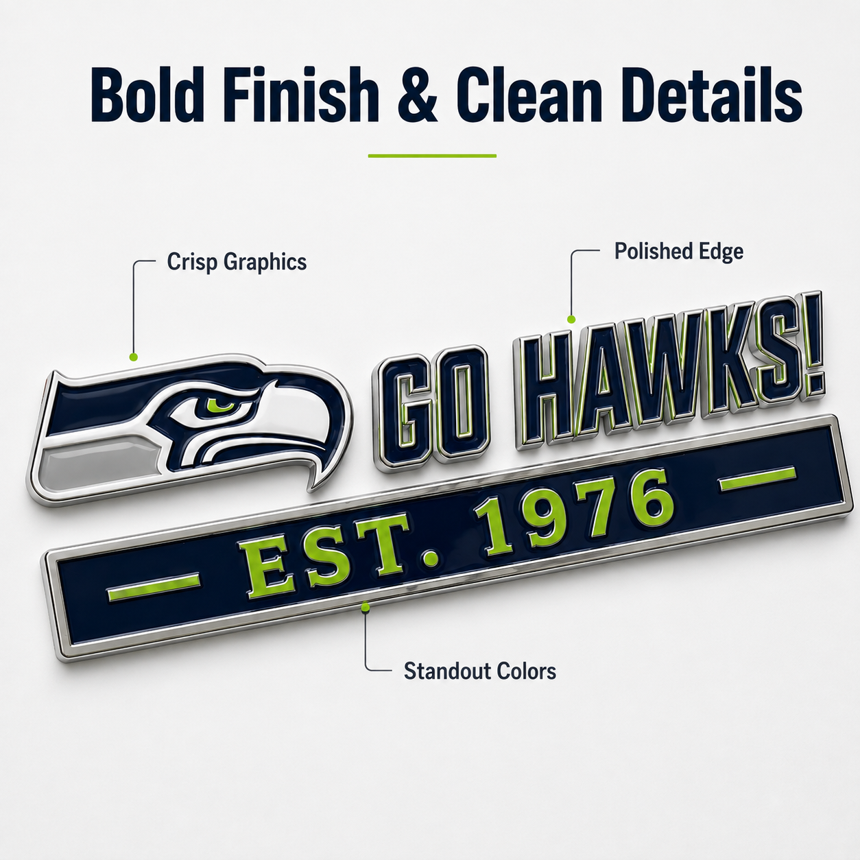 🏈 Football Team Car Emblem – 32 Team Designs