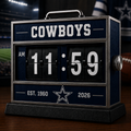 NFL Team Mechanical Scoreboard Flip Clock