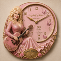 IN LOVING MEMORY OF THE QUEEN OF COUNTRY (1946-2026) COMMEMORATIVE WALL CLOCK