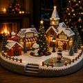 Snoopy Christmas Light-Up Village