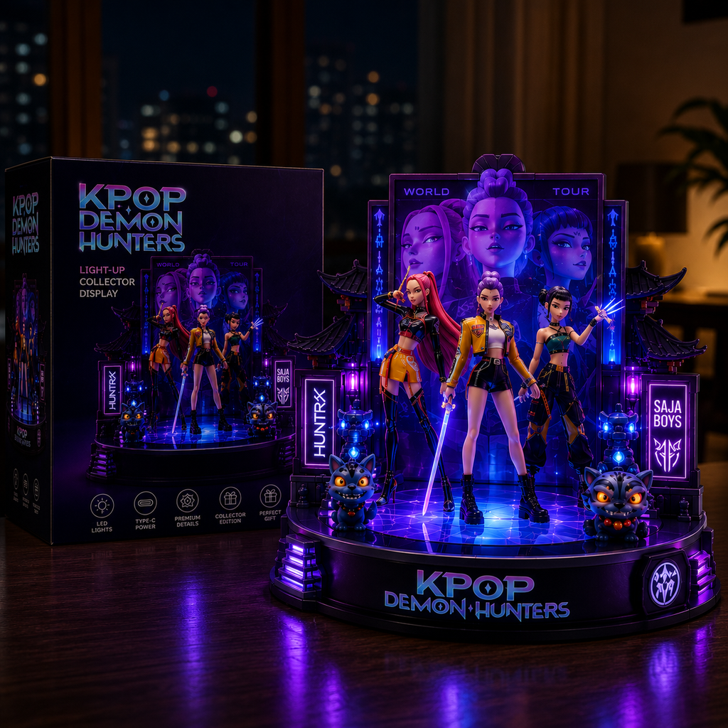 KPop Demon Hunters Light-Up Collector Display