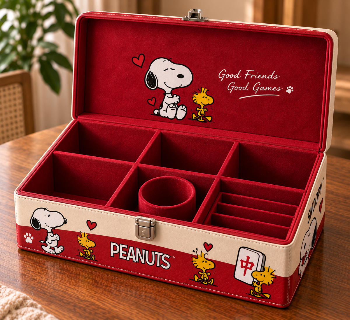 Snoopy Mahjong Storage Box