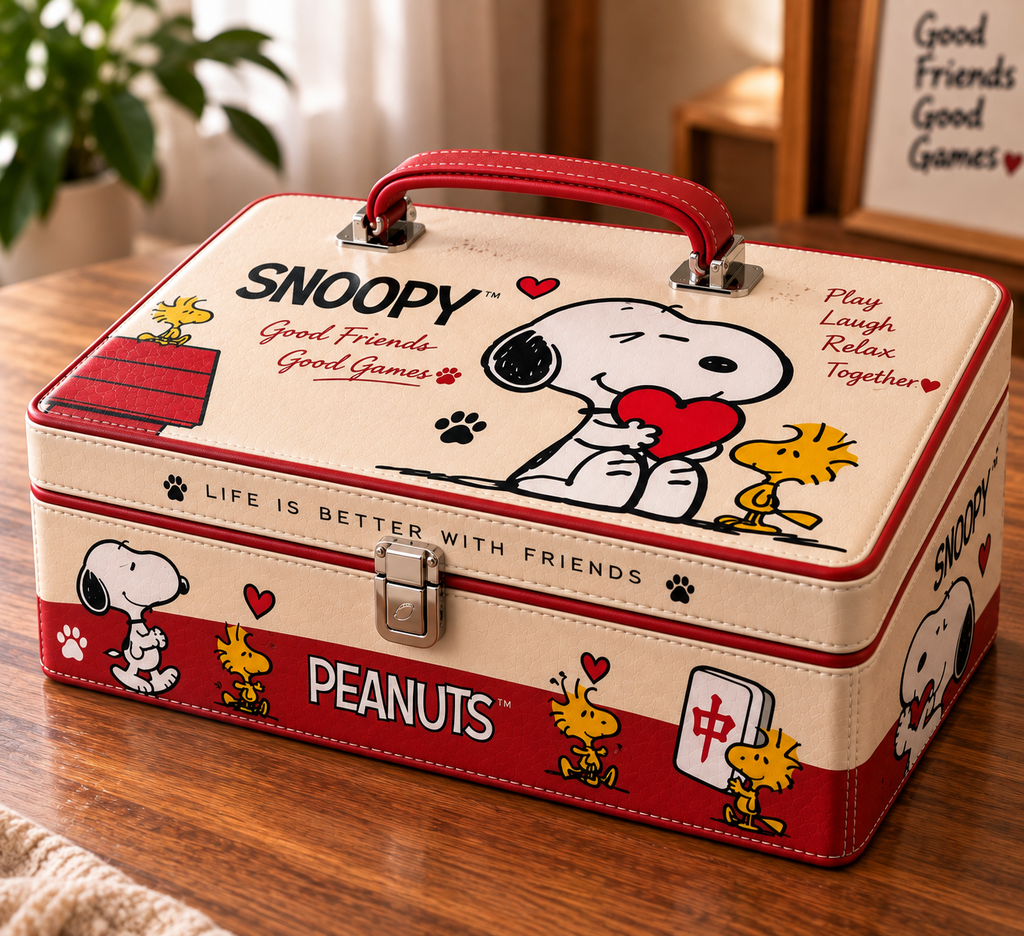 Snoopy Mahjong Storage Box