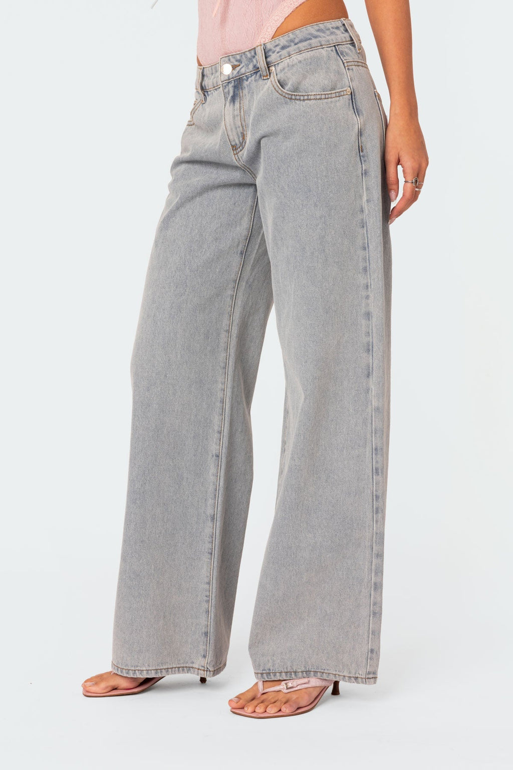 Celeste - Bow-Tie Loose Fit Jeans