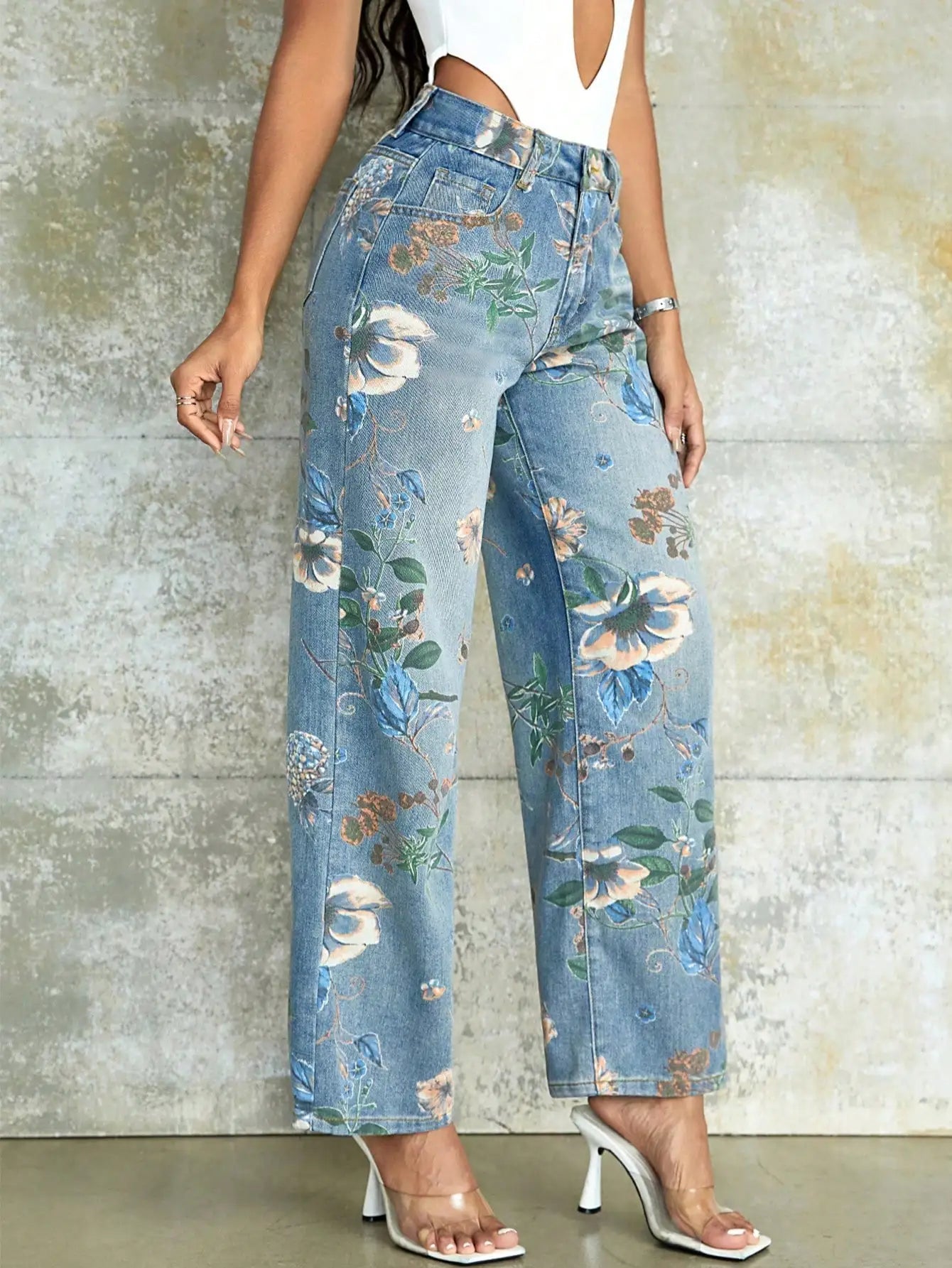 Alice Floral Jeans