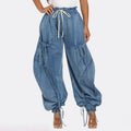 Ella Drawstring Cargo Jeans