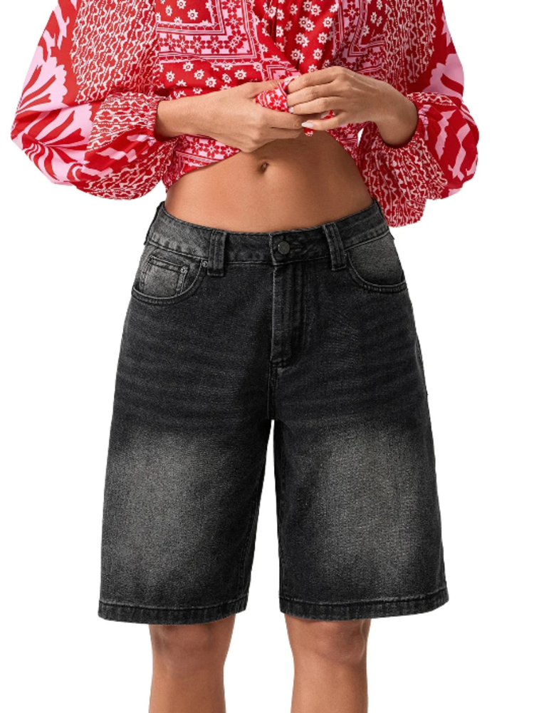 Bermuda Denim Shorts