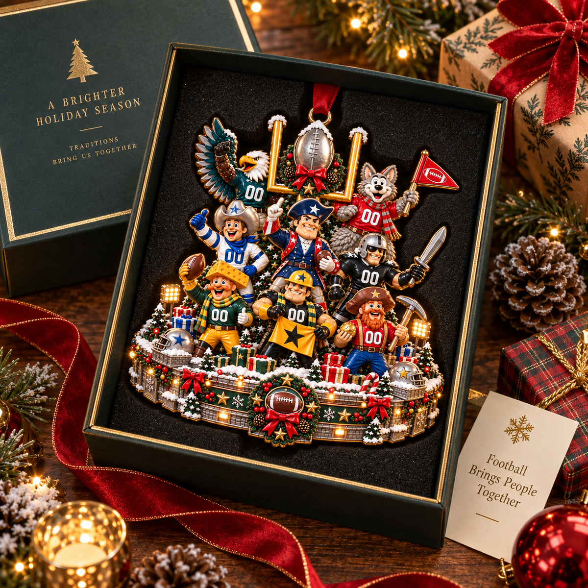 🏈🎄The Teams We Love Glory Legends Christmas Ornament