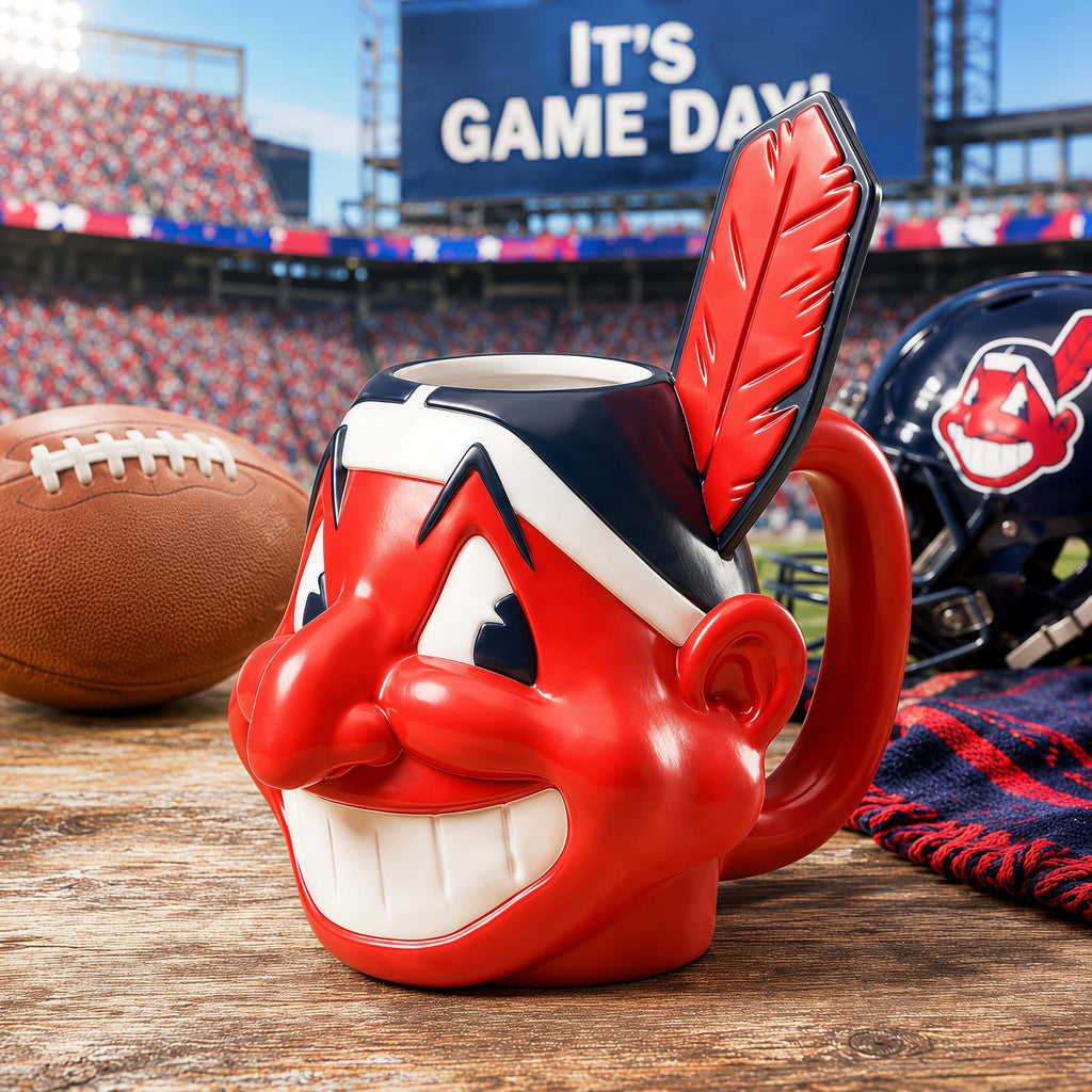 Let's Go Tribe! 125th Anniversary Chief  Wahoo Mug