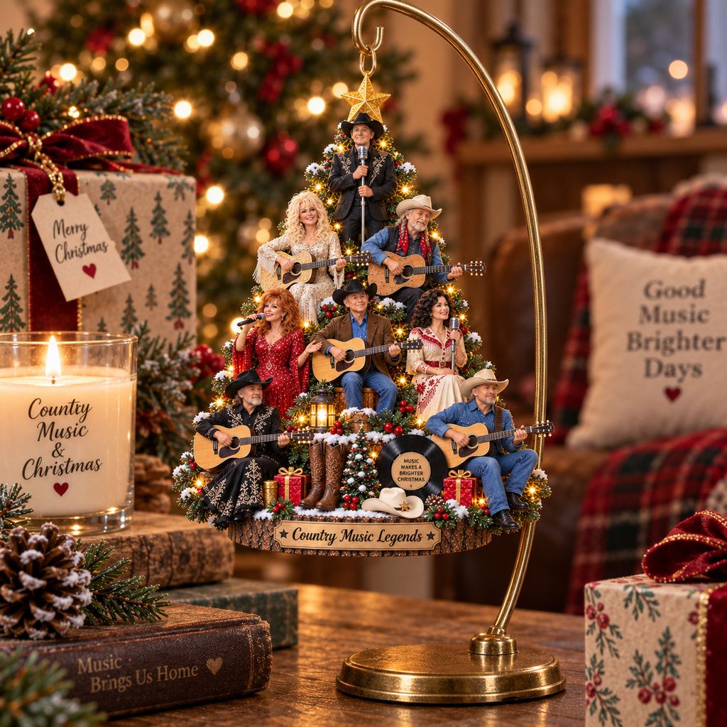 Christmas Memories Country Music Legends Ornament