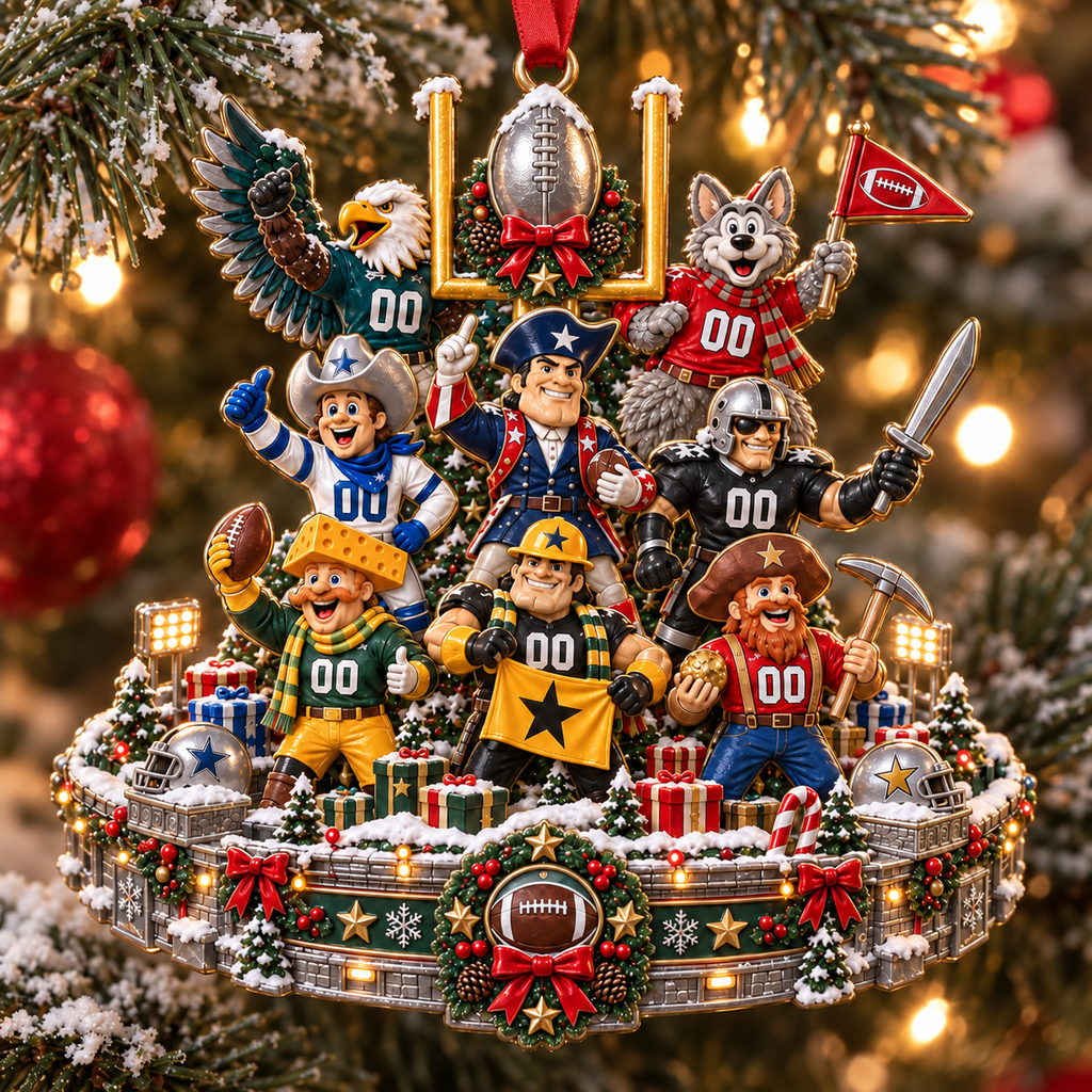 🏈🎄The Teams We Love Glory Legends Christmas Ornament