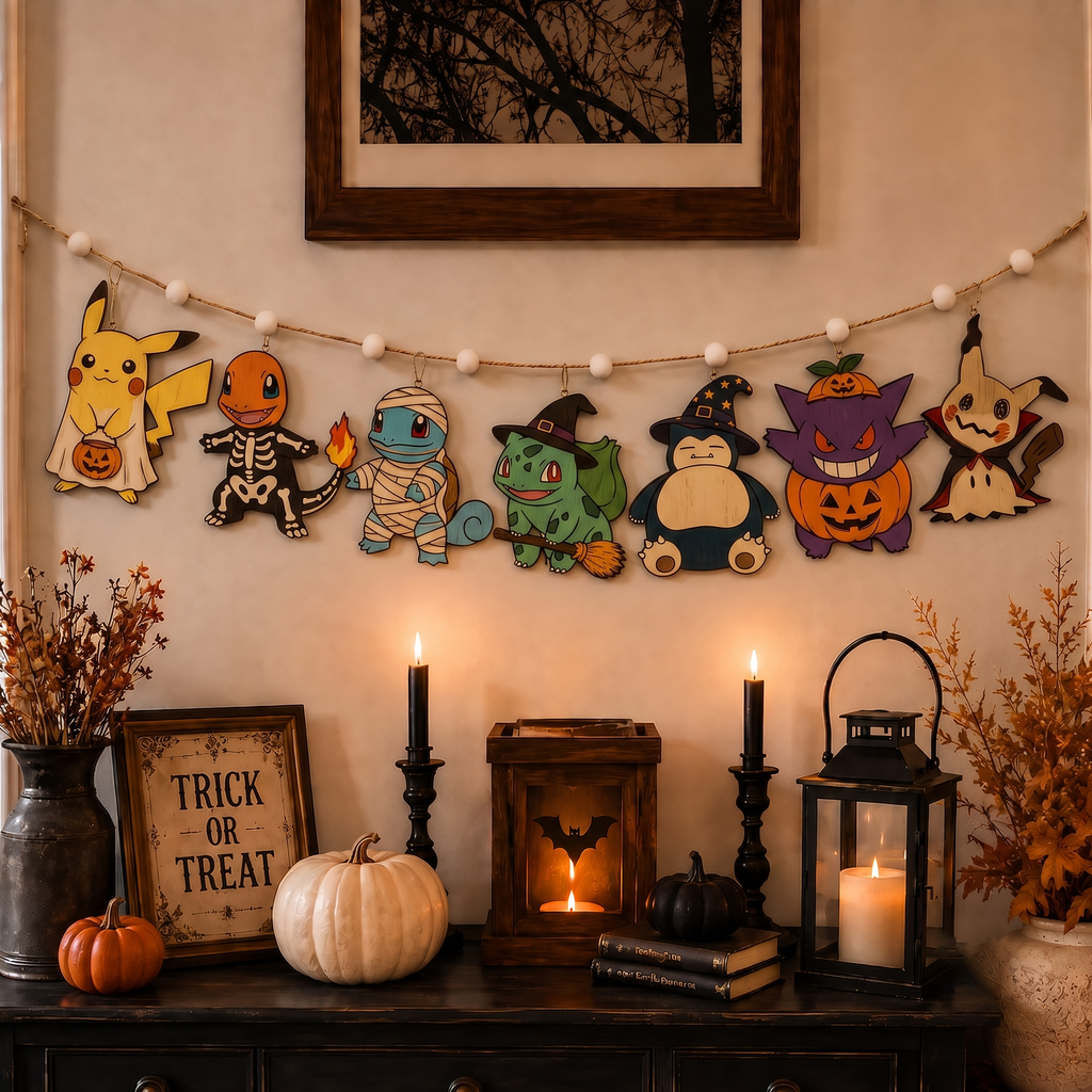Pokémon Halloween Hanging Decoration
