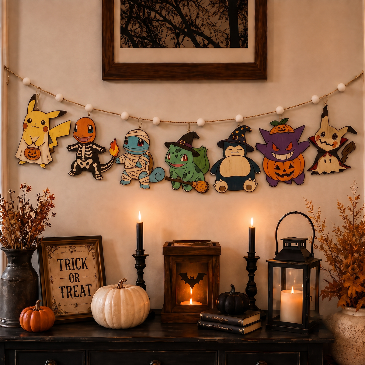 Pokémon Halloween Hanging Decoration